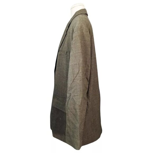 The Territory Ahead Blazer Mens 48R Green Sport Coat Jacket Wool 3 Button - Picture 5 of 8